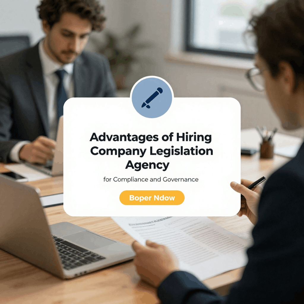 Advantages of Hiring a Company Legislation Agency for Compliance and Governance